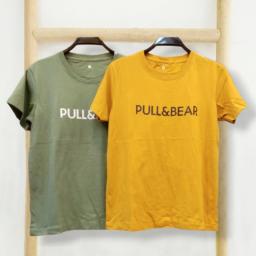 BR23554 - PULL & BEAR TSHIRT TUMBLR TEE - Kunyit