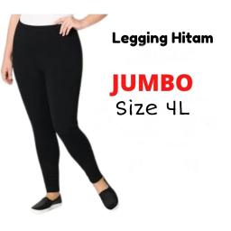 BR23679 - LEGGING JUMBO POLOS HITAM PANJANG 4L PDM