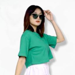 BR23835-2 - KAOS CROP TEE POLOS TOSCA - Size L