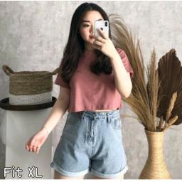 BR23856 - KAOS CROP TEE POLOS DUSTY SIZE XL