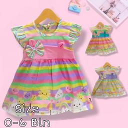BR23901-2 - DRESS BAYI LOVE AWAN SALUR PDM - Tosca