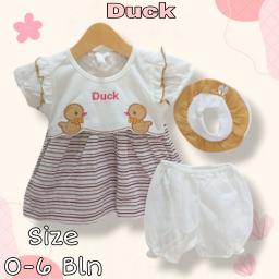 BR23904 - SETELAN DRESS BAYI DUCK PDM
