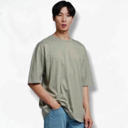 BR23934-4 - KAOS POLOS HIJAU LAKI-LAKI - XL