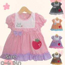 BR23952-4 - DRESS BAYI LITTLE BERRY PDM - Ungu
