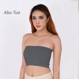 BR24041 - KEMBEN PENDEK POLOS TANPA TALI ABU TUA - XL