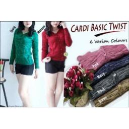 BR05284 - CARD BASIC TWIST - brown