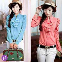 BR06034-2 - BLOUSE VICTORIA - salem