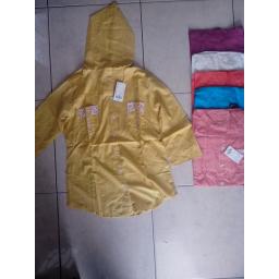 BR06840-6 - kemeja bunga - orange