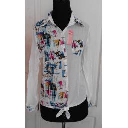 BR08088 - KEMEJA ALECIA BLUE